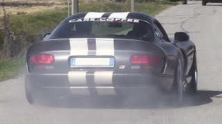 Dodge Viper GTS w/ Magnaflow Side Exhaust - Burnouts, Revs & Accelerations!!