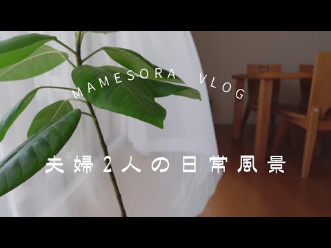 【夫婦2人の日常風景】簡単朝ごはん/腹八分目を目指す/秋の献立