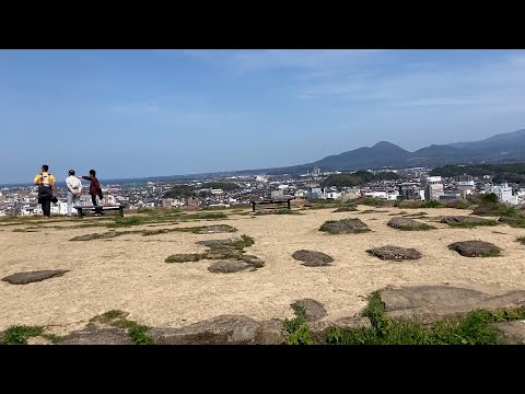 米子城に登る