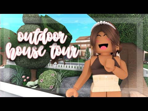 ☀️ summer bloxburg *EXTERIOR* house tour ! 🌿🌷┇simplyykxtee