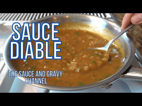 Sauce Diable | Brown Devil Sauce | How to Make an Espagnole Sauce Derivative | Brown Sauce