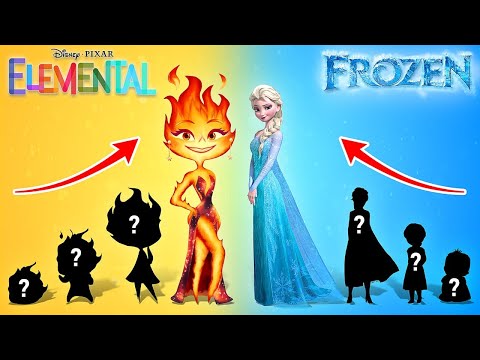 Elemental Ember Lumen VS Frozen Elsa Growing Up Compilation!