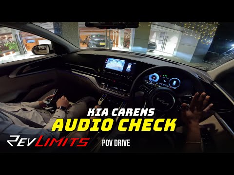 2024 Kia CARENS | Audio Check | 1.5L Diesel AT - 114Bhp | #povdrive #211 | RevLimits | #kiacarens