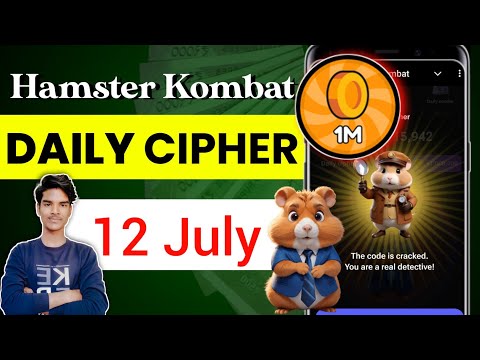 hamster kombat daily cipher 12 july | hamster kombat daily cipher today | hamster Kombat