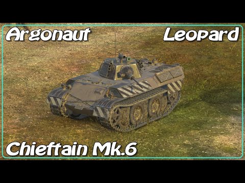 Leopard Barrikade • Argonaut • Chieftain Mk.6 • WoT Blitz *SR