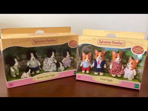 Border Collie & Corgi Dog Family 🐶🐶 [Sylvanian Families] (no music)