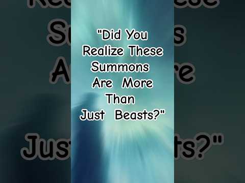 "Did You Realize These Summons Are More Than Just Beasts?" #viral #shorts #naruto