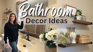 BATHROOM DECOR IDEAS | BATHROOM STYLING TIPS