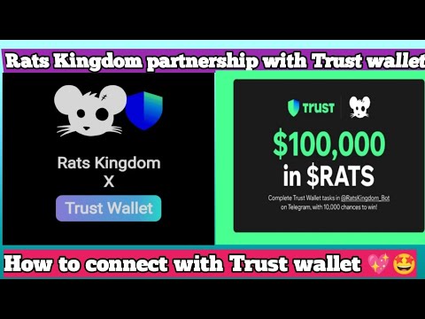 Rat Kingdom partnership with Trust wallet || how to add ton adress || full process how to withdrawal