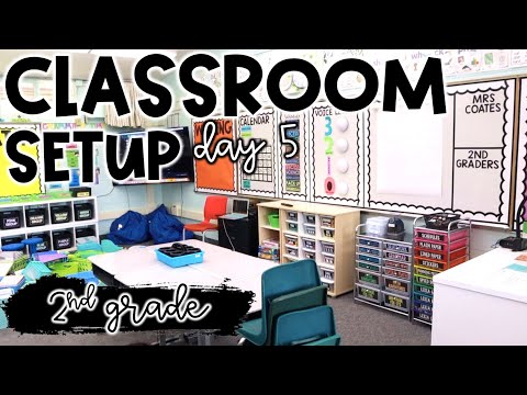 FINAL CLASSROOM SETUP! - Cricut Tutorial, Finishing Walls, and Final Clean-up