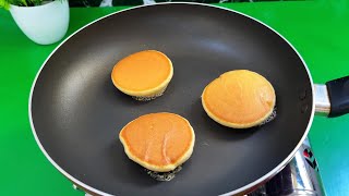 Fluffy pancake 🥞 How to make simple and easy pancakes at home 👍🏻soufflé pancake