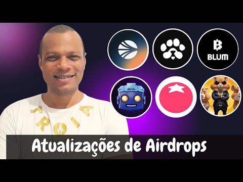 ATUALIZAÇÕES DE AIRDROPS: TOMARKET, TAPSWAP, PAWS, SONIC, HAMSTER KOMBAT, BLUM