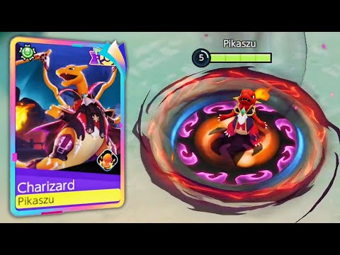 Charizard Default vs Dark Lord Style Holowear Comparison - Pokemon Unite