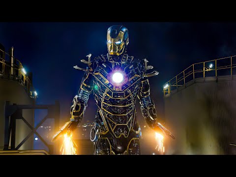 "Merry Christmas, Buddy" - Final Battle Scene - Bones Suit - Iron Man 3 (2013) Movie Clip