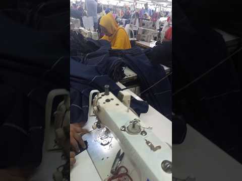 Expert garments operator #tailoring #jeans #denim #sewingtutorial