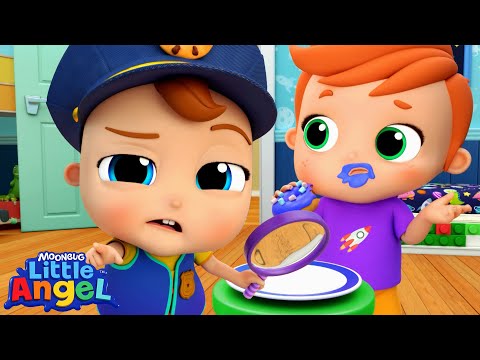 Baby John is a Cookie Policeman - Who Took the Cookie? 🍪 | Little Angel And Friends Kid Songs