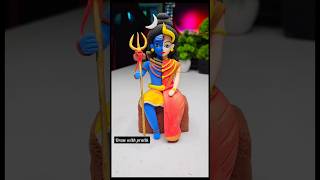 #shiva #shiv #shivshankar #shivparvati #parvati #status #statusvideo #fypシ゚ #art #clayart #claycraft