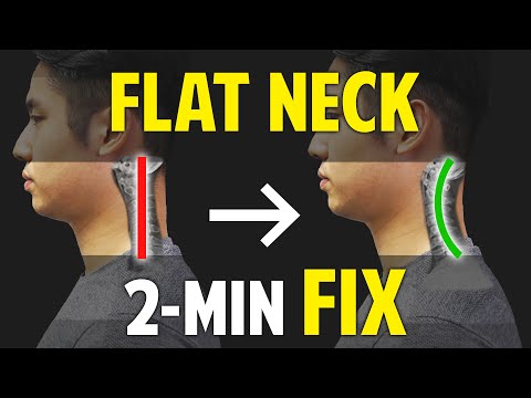 Fix Flat Neck(Cervical Kyphosis)｜Neck Correction｜Balancing Exercises