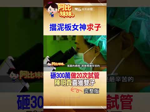 "陳明真"爆瘦神隱!?昔砸300萬"忍挨20多針"48歲高齡"喜獲雙胞胎!" #shorts  #阿比妹妹 #台灣大搜索‪ @台灣大搜索CtiCSI