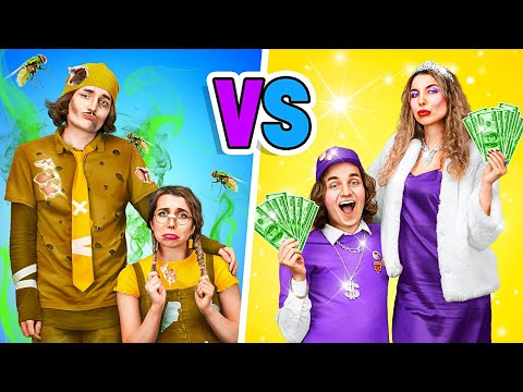 RICH VS BROKE PARENTING HACKS - RICH VS POOR MOM! Amazing Gadgets and Funny Moments!