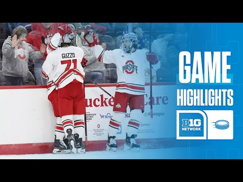 Notre Dame at Ohio State | Highlights | Big Ten Hockey | 12/13/2024