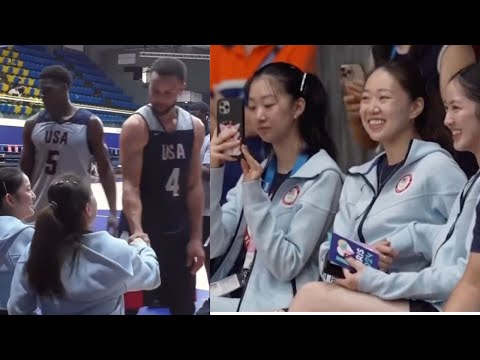 Anthony Edwards had WOMEN'S TABLE  TENNIS TEAM screaming and LOSING IT!