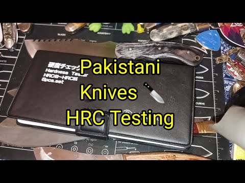 (1479) Pakistani Knives HRC Testing