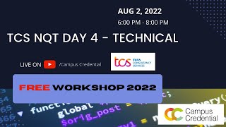 TCS NQT 2022 - DAY 4 - TECHNICAL