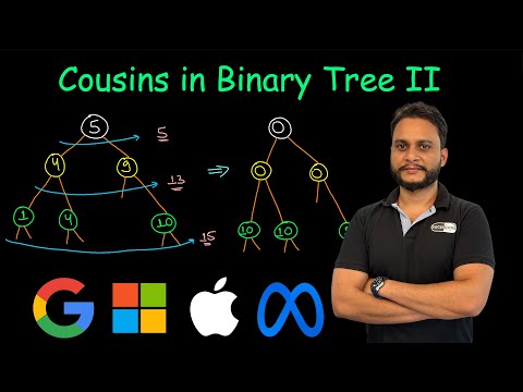 Cousins in Binary Tree II | Leetcode 2641