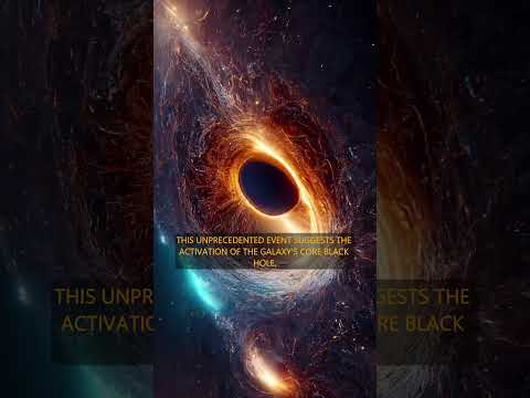 First Live Black Hole Awakening? #shorts #space #cosmos #universe #history #science #physics