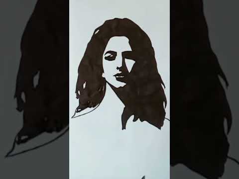 tip tip barsa Pani | Katrina Kaif | Vipins #drawing #youtubeshorts