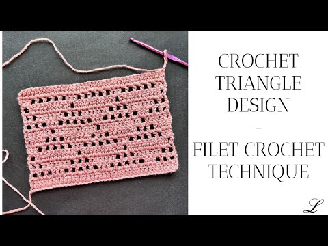 Crochet Triangle Design Pattern | Lenysea