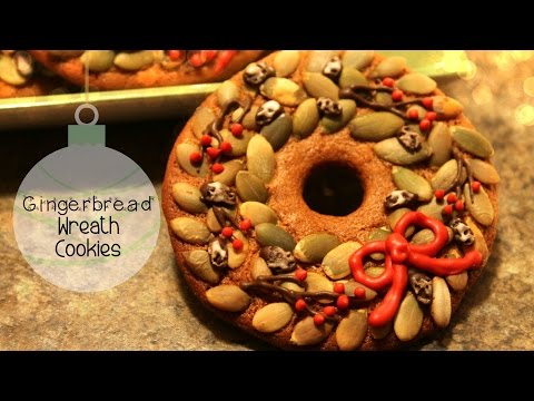 Gingerbread Wreath Cookie