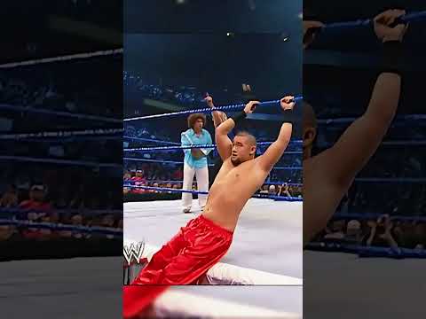 Funaki vs Akio - WWE Cruiserweight Championship Match from SmackDown 2005 feat Carlito #wwe #shorts