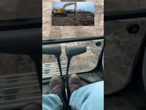 How to Operate an Excavator - Hill Descent | #Shorts