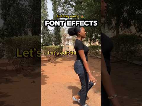 (Part 3) 🎬 How to add/create FONT effects  #viral #editingtutorial #tutorial #capcut #fonts t