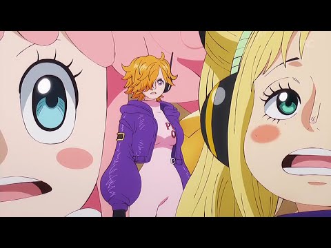 アニメ版ワンピース第1106話美女美女美女シーン