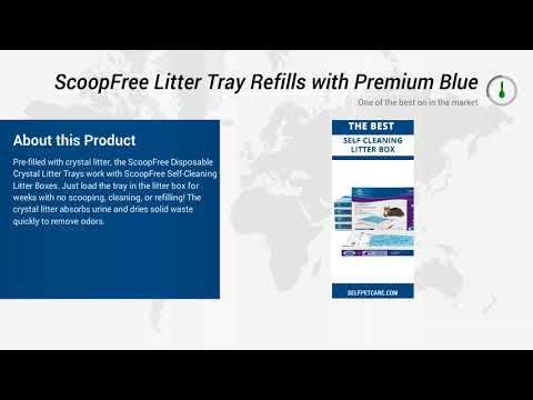 ScoopFree Litter Tray Refills with Premium Blue Crystals