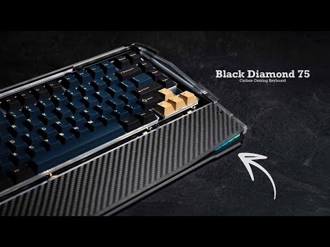 $240 Carbon Gaming Keyboard! Black Diamond 75%