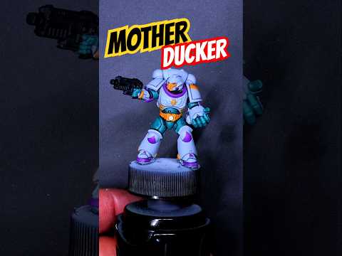 Warhammer can get DUCKED #warhammerpainting #warhammer40k #mightyducks #spacemarine2 #spacemarines