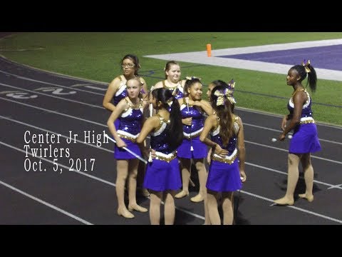 Center Junior High Twirlers Oct 5 2017