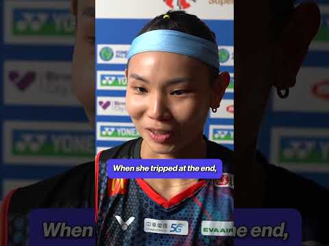 Tai Tzu Ying and He Bing Jiao on their iconic moment