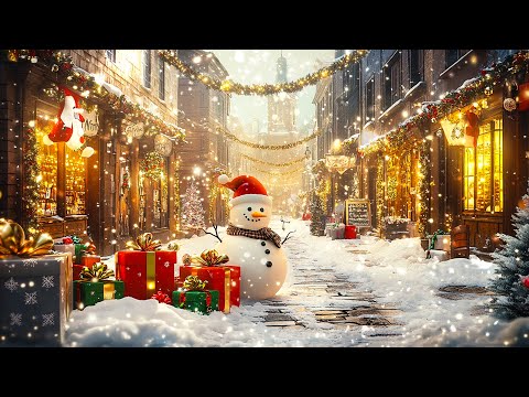 Beautiful Snowy Christmas Ambience🌲Soothing Instrumental Christmas Music of All Time for Relax,Study