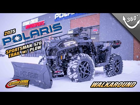 Walkaround | 2025 Polaris® Sportsman 570 Trail with Snow Plow