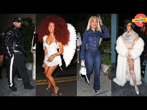 CHRIS BROWN, KARRUECHE TRAN, BLAC CHYNA & WINNIE HARLOW @HALLOWEEN PARTY AT LAVO IN WEST HOLLYWOOD!!