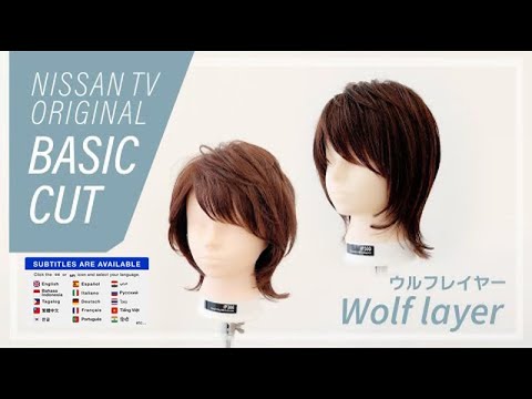 Wolf Layer Basic Cut [Basic Cut] [Haircut Tutorial]