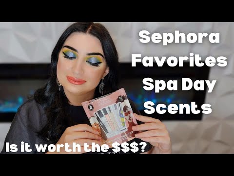 Sephora Favorites Spa Day Scents THE TEA IS STEAMING ☕♨️♨️ Perfume Sampler Gift Set