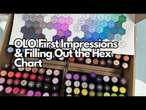 🟣LIVE REPLAY! OLO Markers First Impressions + Hex Chart Fill In