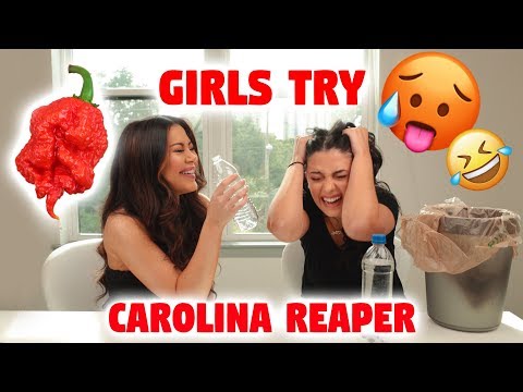 Girls Attempt World’s Hottest Pepper Challenge: Carolina Reaper