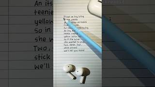 Learn English Through Song : Itsy Bitsy Teenie Weenie Yellow Polka Dot Bikini | Brian Hyland #shorts